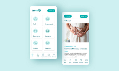 Cemcat APP app appdesign cemcat design hospital multiplesclerosis