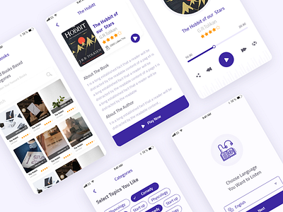 E7kili Sound Book App android app audio book audio player book shop design graphic design illustration landing page listening logo mobile app sound book soundwave ui ux web design