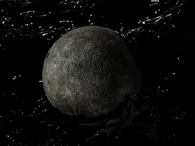 the moon in the sea moon nasa redshift sea