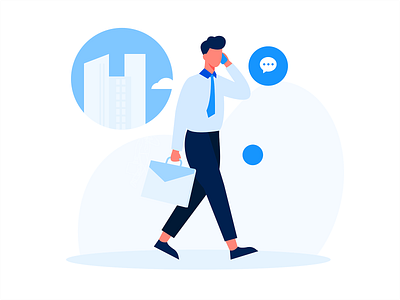 interview job app branding color design flat illustration mobile ui vector web