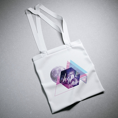 Hope bag cotton bag digital art digital design hope mockup