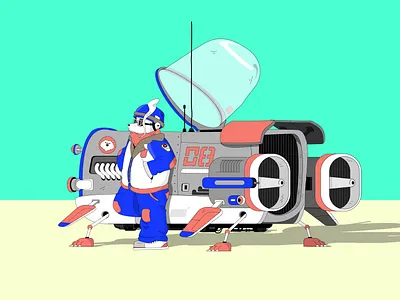 Pilot character design graphic illustration illustration art illustrator