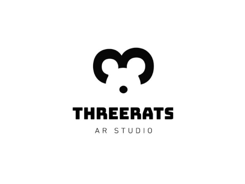 Dynamic Logo For THREERATS animation animation design brand design brand development brand identity brand logo branding design dynamic logo illustration logo