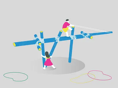 chopstick rubber band gun chopstick rubber band gun digitalpainting illustration