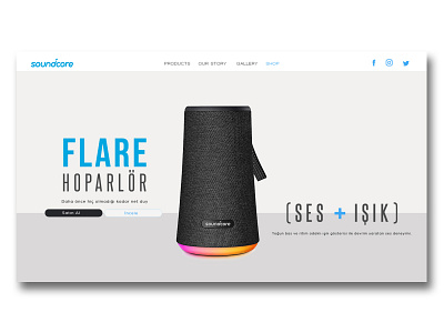 soundcore landing page example app app design branding design graphic design landing page design landingpage typography ui ui design ux