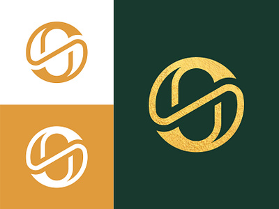 S+O Monogram Logo brand brand agency brand design brand identity branding circle elegant geometic gold icon lettermark logo logo design logo designer logofield luxury monogram symbol