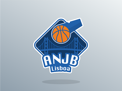 ANJB Lisboa Logo illustration lisbon logo sports sports logo sticker