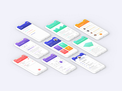 Pronote - Rebranding app design colorful education app mobile app mobile app design mobile design mobile ui school app ui ui design