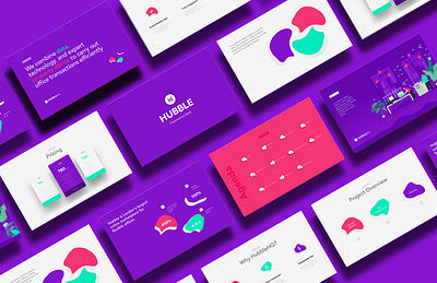 Presentation design for Hubble data visualization deck design google slides icon illustration illustrator infographic keynote pitch pitch deck powerpoint powerpoint presentation powerpoint template presentation presentation design prezi purple slide typography