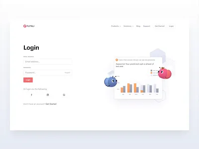 Login Bees 3d animation banner bee c4d character cinema4d notification