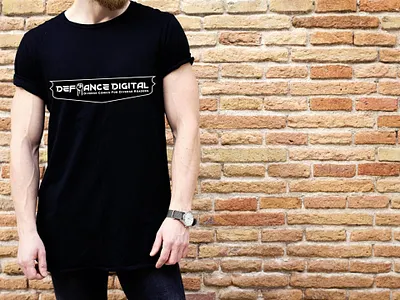 Defiance Digital | Logo & Brand Identity Design brand branding design designer graphic hand lettering icon iconography identity illustration logotype logotypes merchandise monogram sketching tshirt typography vector wordmark