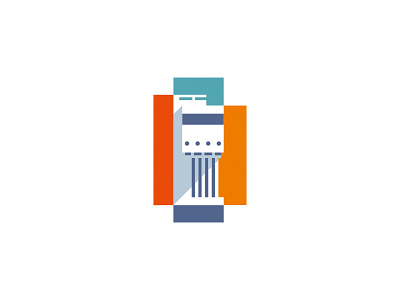 White Tower architecture branding building constructivism design logo tower white