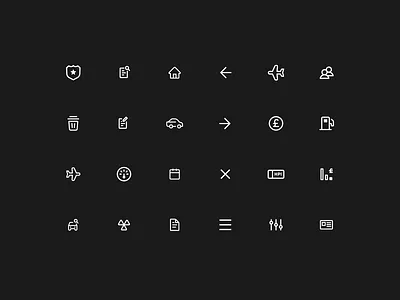 Icon library app design icon icons illustration ui vector web