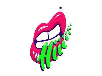 hiiii design digital painting illustration illustrator photoshop