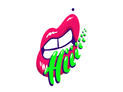 hiiii design digital painting illustration illustrator photoshop