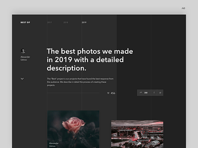 Best of 063 best of daily ui dark ui layout news photo ui web