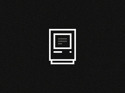 Ossada . Macintosh Style 8bit black clean computer design desktop film grain greyscale icon icon design icondesign illustration mac macintosh noise noisy pc pixel pixelperfect ui