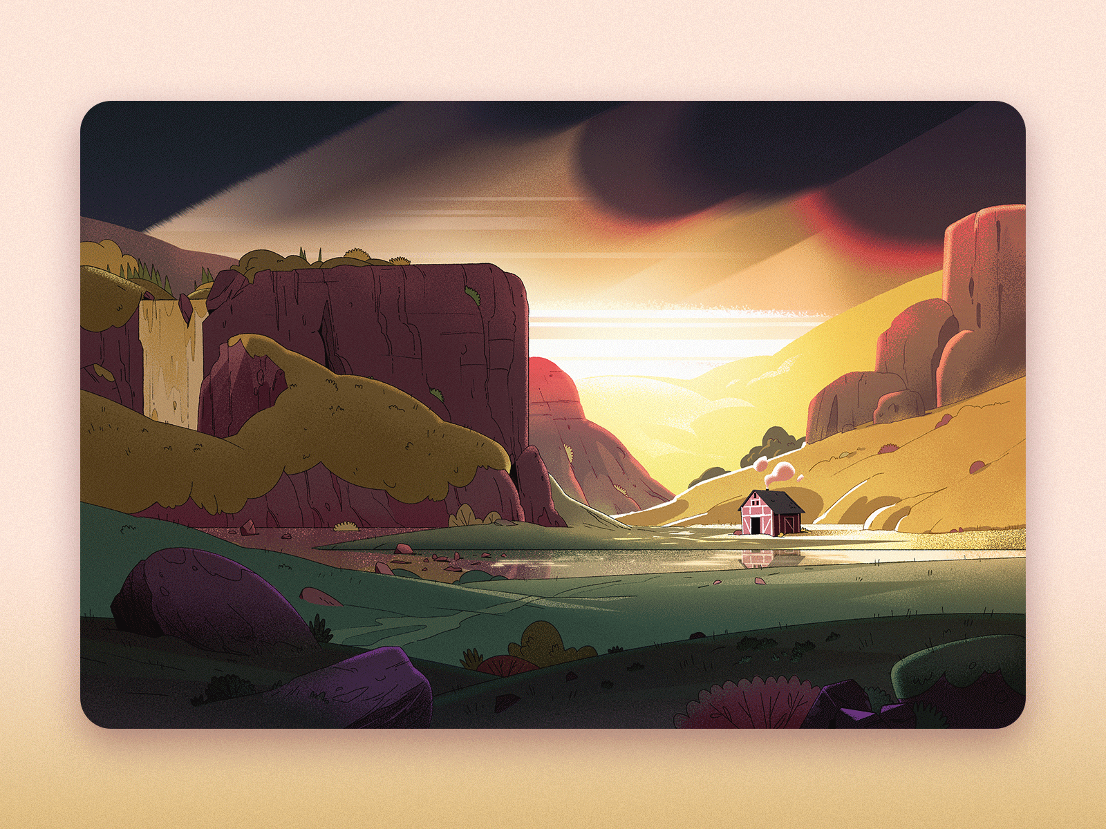 Landscapes Collection #8 color concept art digital draw illustration landscape painting photoshop sketch