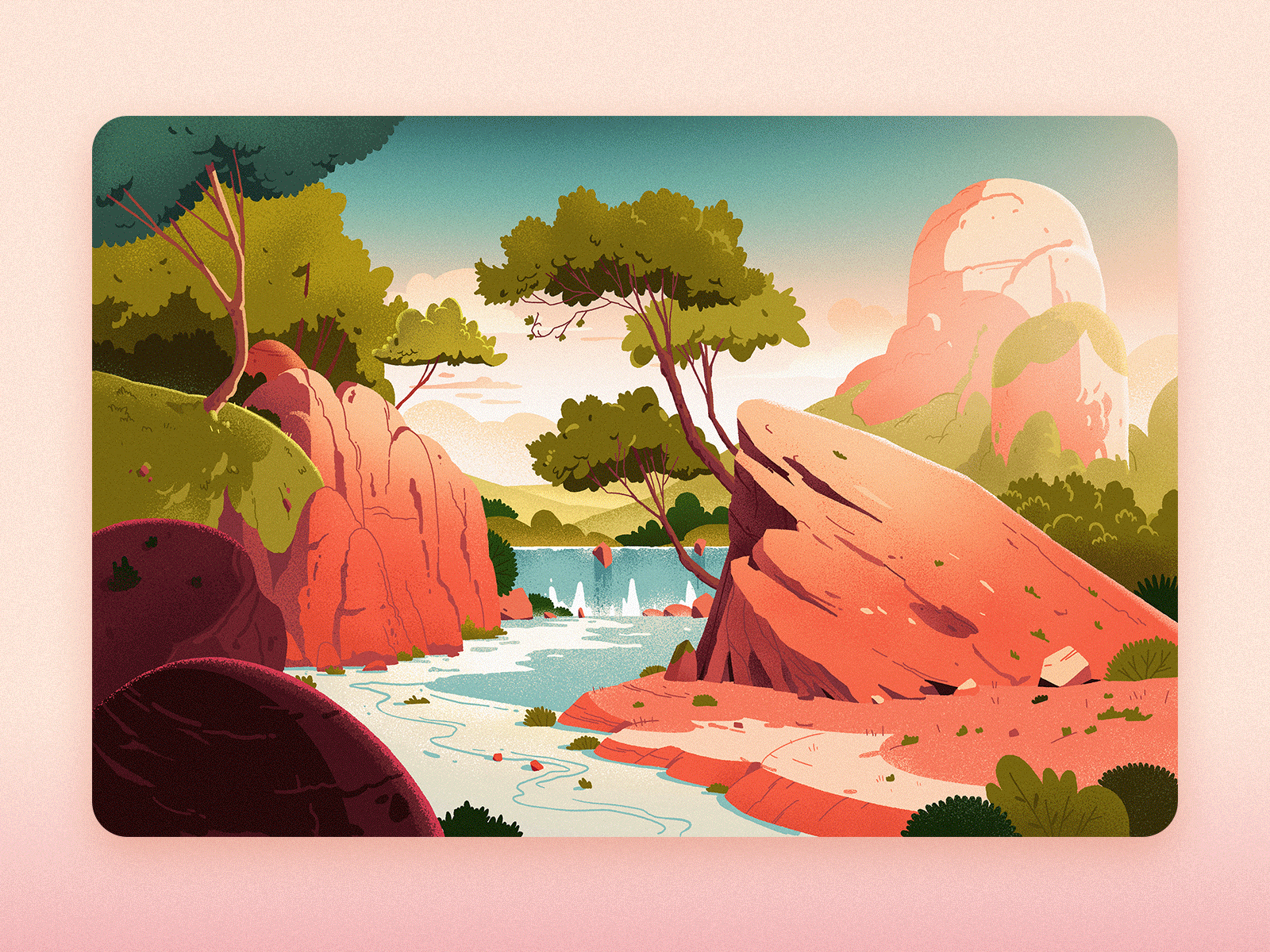 Landscapes Collection #9 color concept art digital illustration landscape painting photoshop sketch