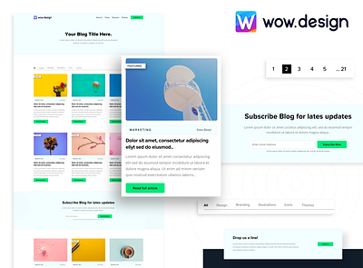 Blog Listing behance blog blog listing dribbble dribbble invite hubspot hubspot cms listing sketch sketchapp subscribe form ui ux uidesign website design wordpress theme xd