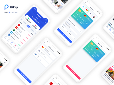 Payment Wallet - HiPay Mobile App 004 app design ui ux