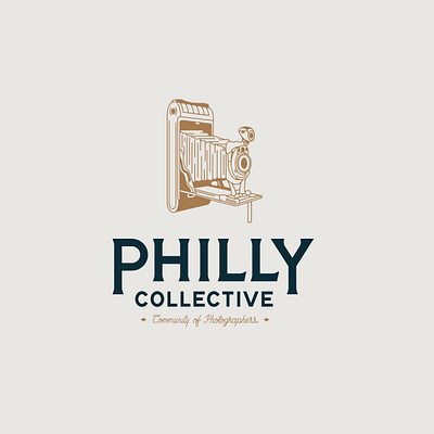 Philly Collective branding design illustration logo typography vector