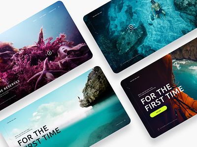 The red sea microsite concept concept concept art homepage microsite ui ui design ux design website