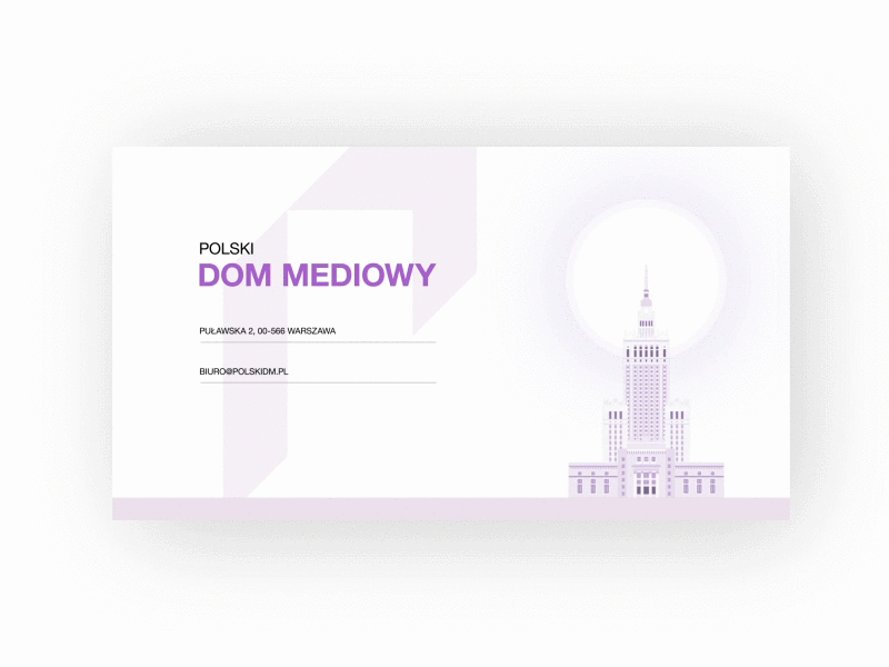 Polish Media House Day 'n' Night animation art design designs gif graphic design illustration illustration art logo media polish ui ui design ux vector warsaw web web design website