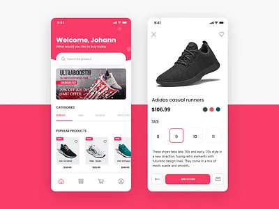 Sneakers e-commerce mobile app adidas concept app design dribbble app ecommerce ios ios mobile app mobile app mobile ui online shop shoes sketch snickers sports app sports branding ui ux design uidesign