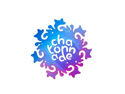 Nebula blue branding logo magenta outerspace purple vector