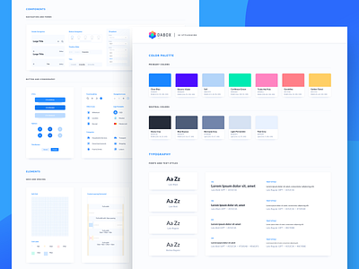 Dabox_app_styleguide bank bootstrap branding clean colors deloitte design digital monese monzo open banking portugal revolut simple styleguide tink ui yolt