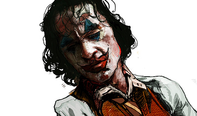 JOKER art digital drawing illustration joker painting portrait sketch