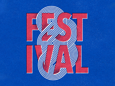 Festival 2020 festival line logo typography