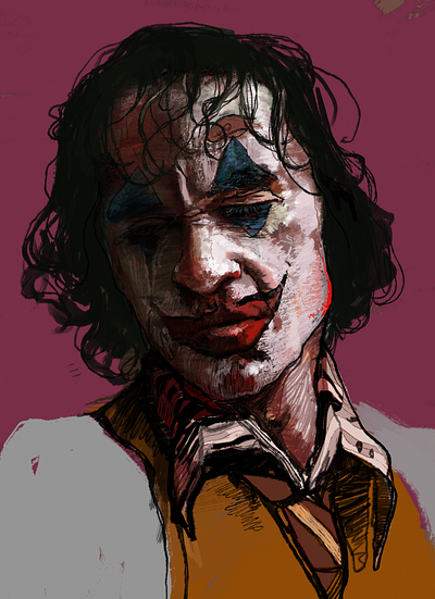 JOKER /// digital painting art art direction artist artwork batman digital drawing film illustration joker movie painting portrait sketch