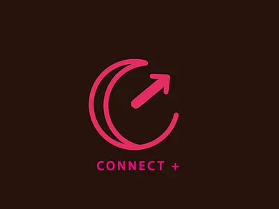 CONNECT Plus Logo design illustration logo vector