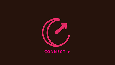 CONNECT Plus Logo design illustration logo vector