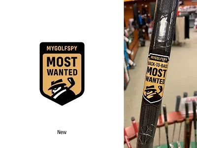 MYGOLFSPY Revised Badge badge crest golf most seal wanted