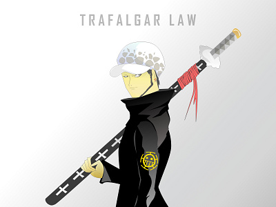 Trafalgar Law adobe xd adobexd animation art artwork character illustration pen tool ui vector vector art