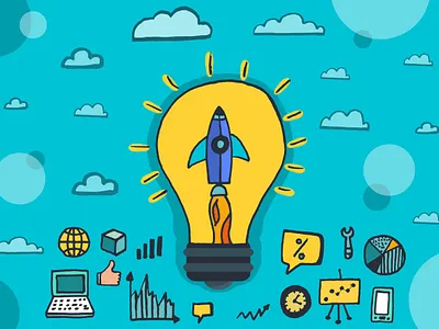 Innovation For Business Vector Free Illustration free freebie graphics typography vector