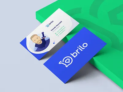 business card branding brilo business card design