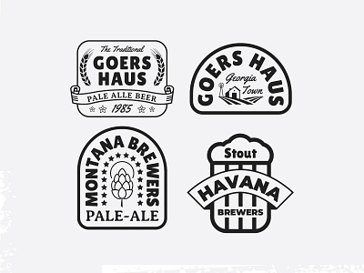 Beer Badge Label Templates bar beer beer branding beer fest beer label beerfest club label label design logo october fest octoberfest party rocktober vintage vintage badge vintage label vintage logo