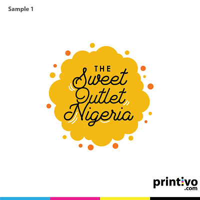 The Sweet Outlet Nigeria abuja africa cake lagos logo minimalist nigeria sweet typography