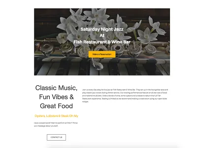 Restaurant Landing Page advertising ecommerce landing page design restaurant branding website website design