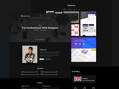 My Resume design minimal resume modern resume resume ui ui design uiux ux ux design web ui