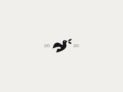 Black Dove dove logo mark wedding