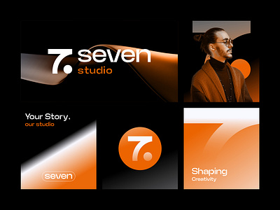 Seven Studio Brand Logo, Brand Identity, Branding brand branding branding company branding design branding logo business logo company logo logotipo logotype newlogo seven studio seven studio brand studio studio brand studio brand logo studio company studio logo visual identity visual logo visual mark