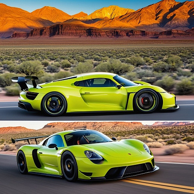 Hypercar concepts based on Porsche styling porsche 911 turbo porsche gt porsche gt3 porsche hypercar porsche supercar