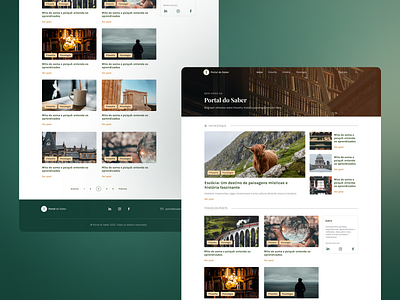 Simple blog design blog travel ui web