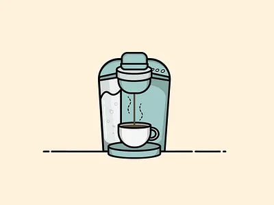 Sweet Nectar of the Gods caffeine coffee coffee cup design flat flat design icon icon design illustration simple vector