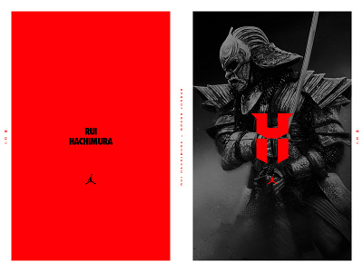 Rui Hachimura — Logo Proposal Pt. II athlete logo basketball brand identity brand jordan branding japanese culture japanese style jordan logo logo design logodesign logomark logomarks samurai warrior washington wizards